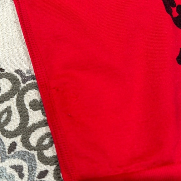 Victoria’s Secret PINK Cool Comfy Red Cheetah Print Leggings - Picture 5 of 6